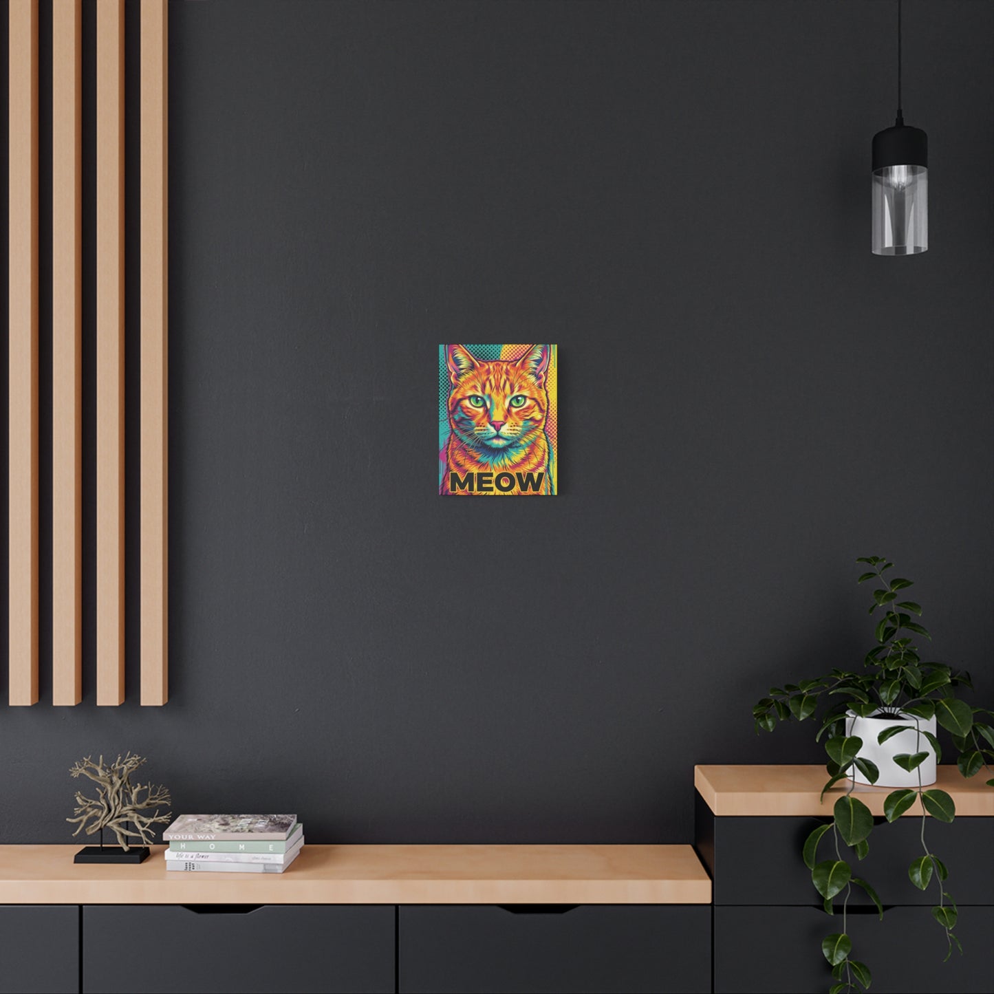 Custom Pet Portrait Canvas — Pop Art Style