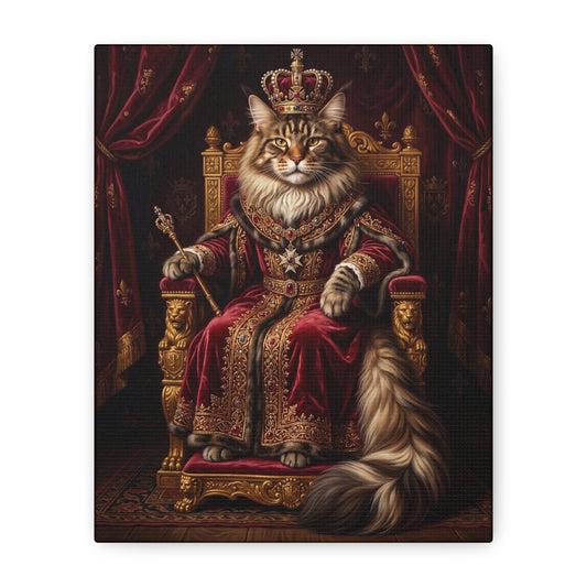 Custom Pet Portrait Canvas — Royal Renaissance Style