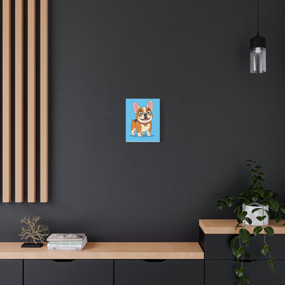 Custom Pet Portrait Canvas — Cartoon Style